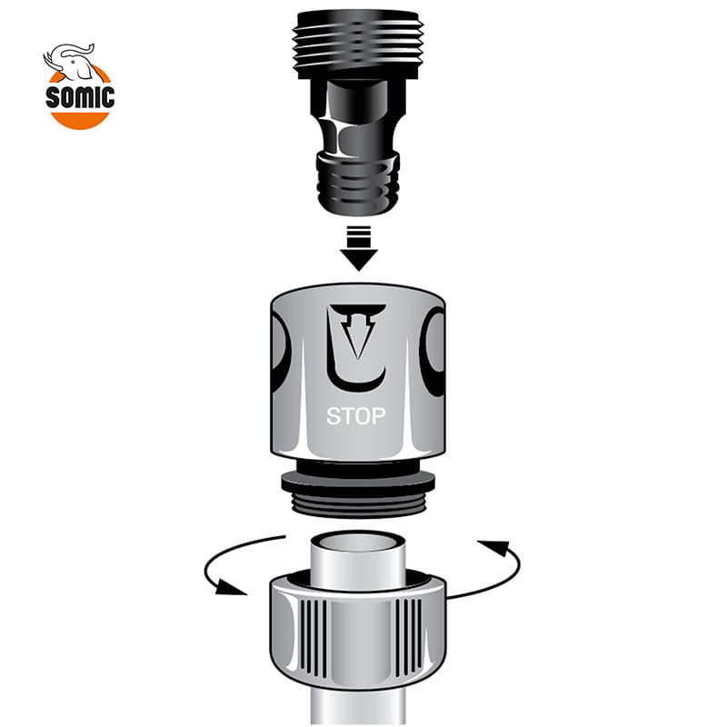 AUTO-LOCK Hose Connector - Somic